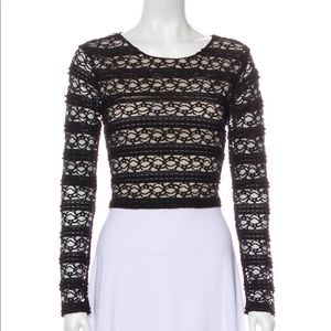 Alice & Olivia Crop Top